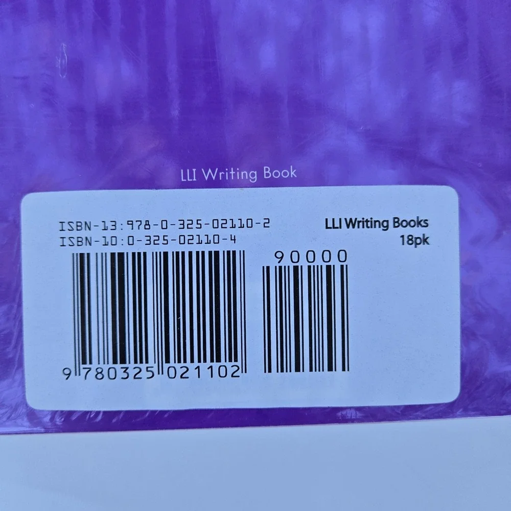 Fountas & Pinnell LLI My Writing Book Workbooks 18 Pack Sealed Three Colors‎